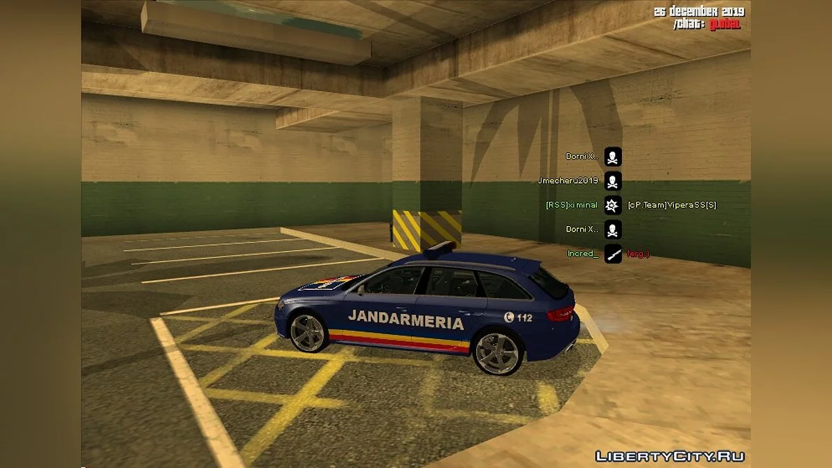 Audi RS4 Румынская жандармерия / GTA San Andreas