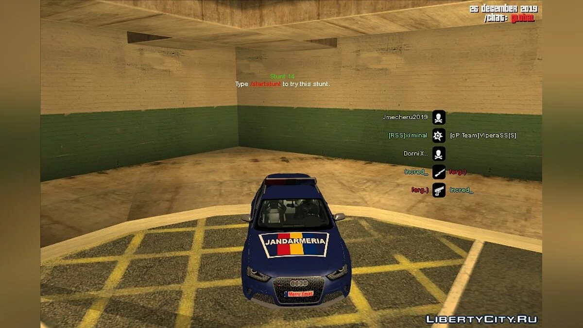 Audi RS4 Румынская жандармерия / GTA San Andreas