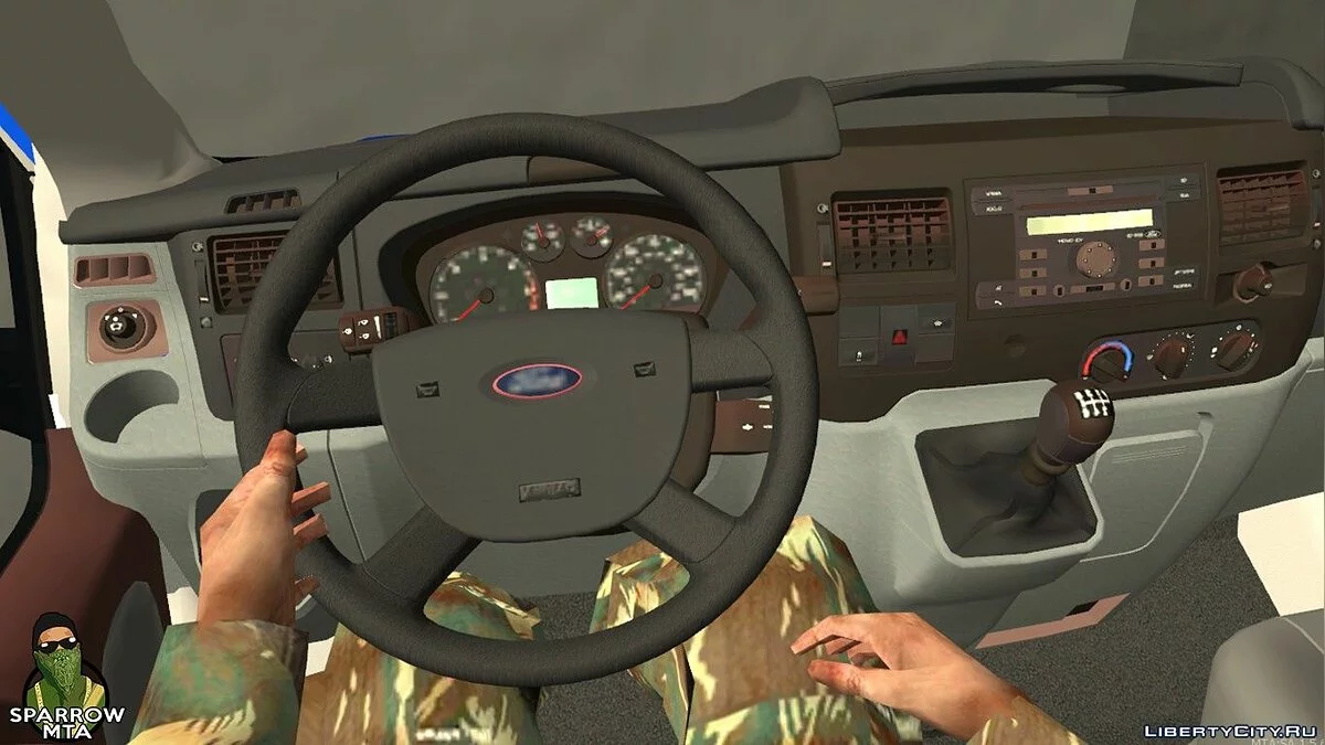 Ford Transit - полиция / GTA San Andreas
