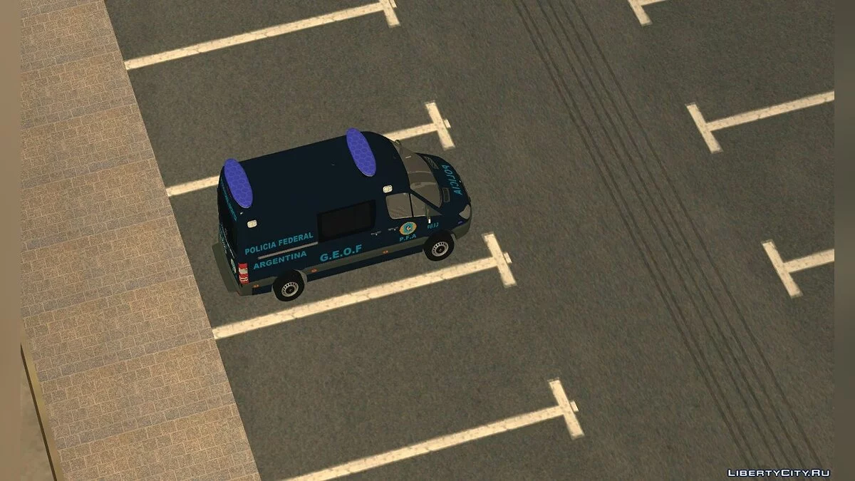 Mercedes Benz Sprinter - полиция Аргентины / GTA San Andreas