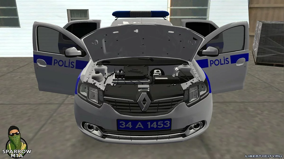 Renault Logan - турецкая полиция / GTA San Andreas