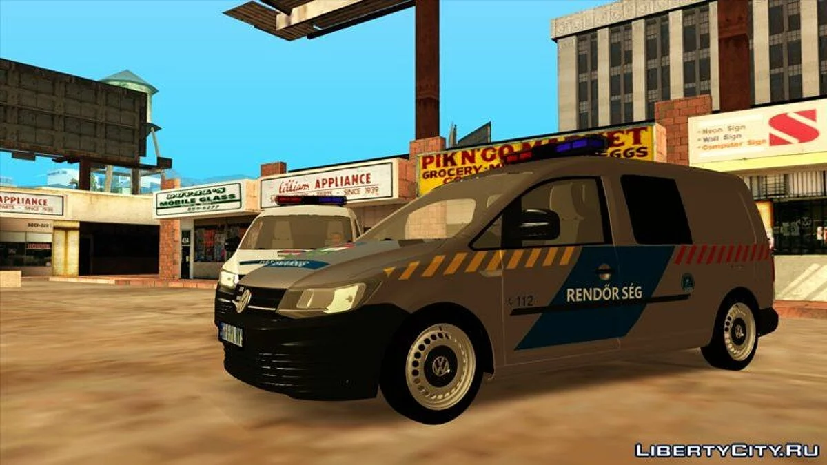 Volkswagen Caddy Magyar Rendőrség / GTA San Andreas