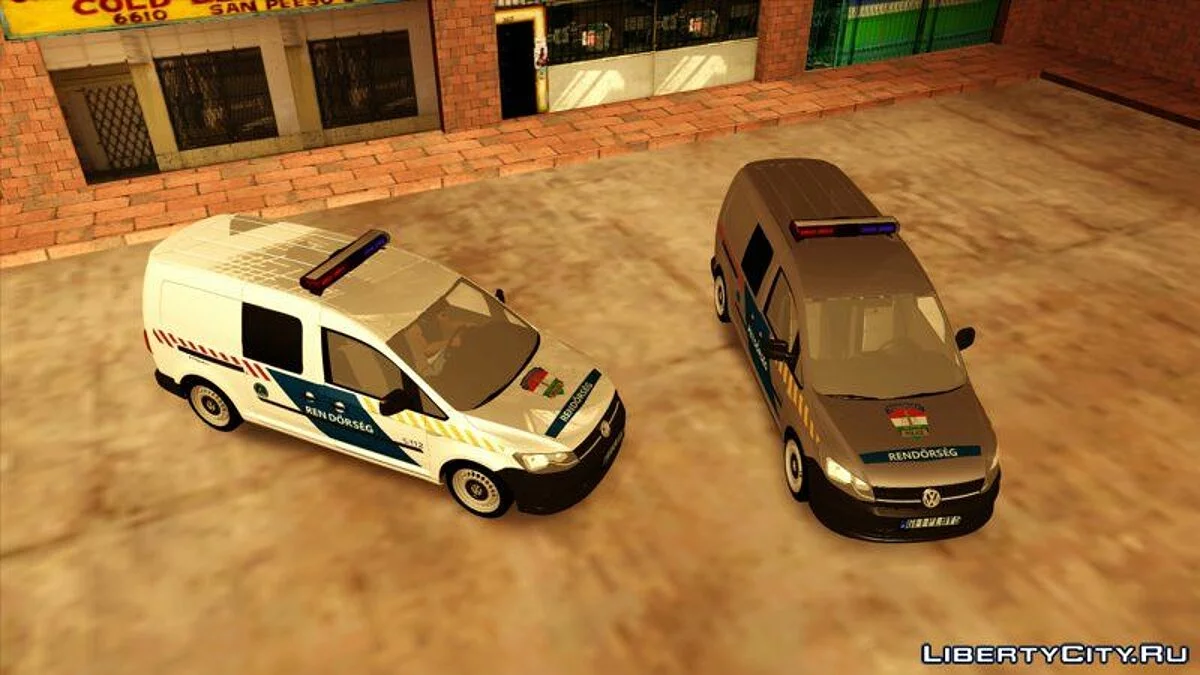 Volkswagen Caddy Magyar Rendőrség / GTA San Andreas