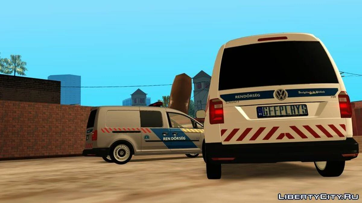 Volkswagen Caddy Magyar Rendőrség / GTA San Andreas