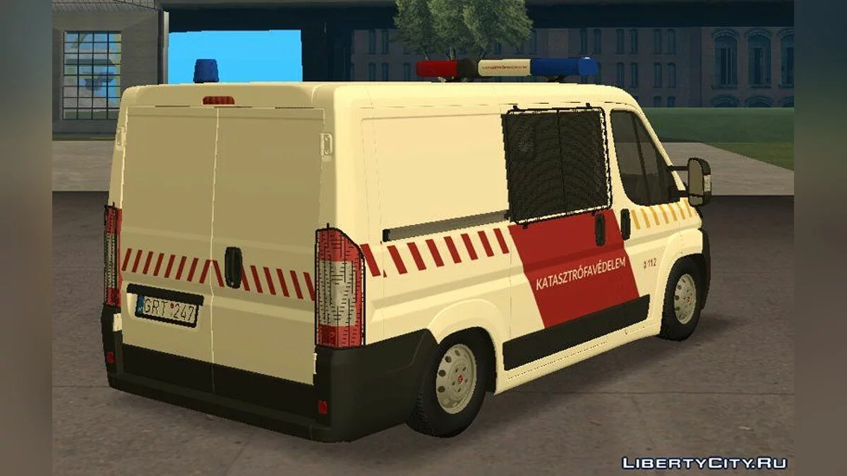 Fiat Ducato Katasztrófavédelem / GTA San Andreas