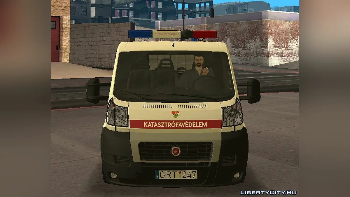 Fiat Ducato Katasztrófavédelem / GTA San Andreas