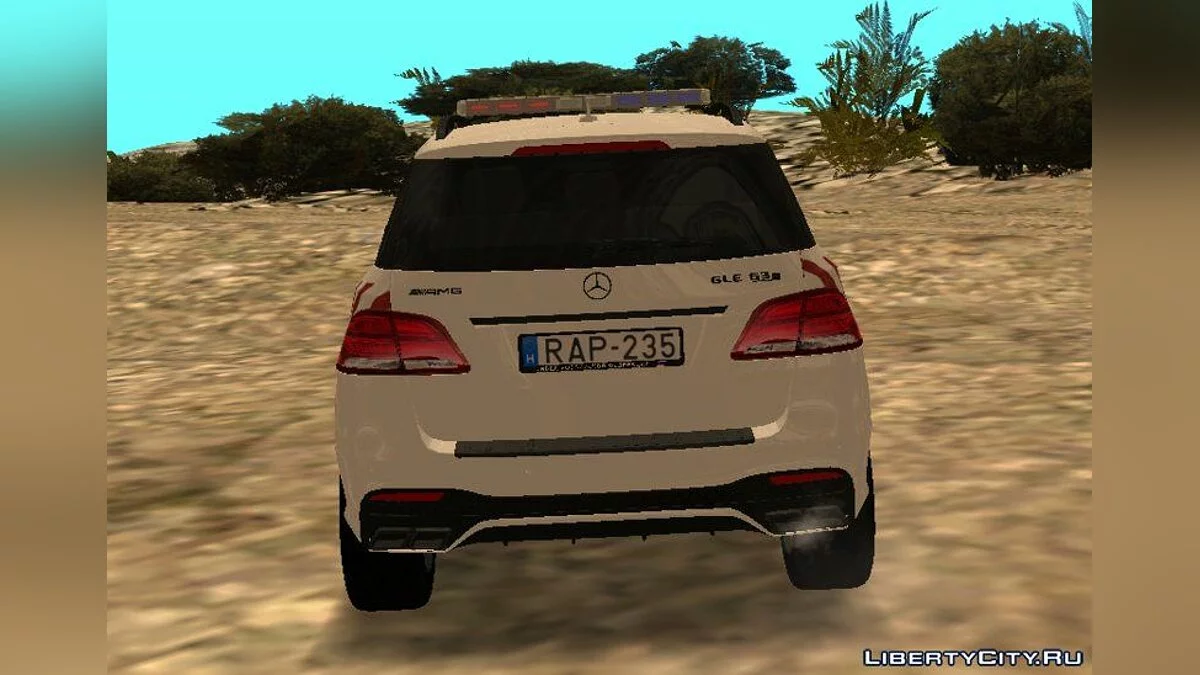Mercedes-Benz GLE AMG 63S Rendőrség / GTA San Andreas