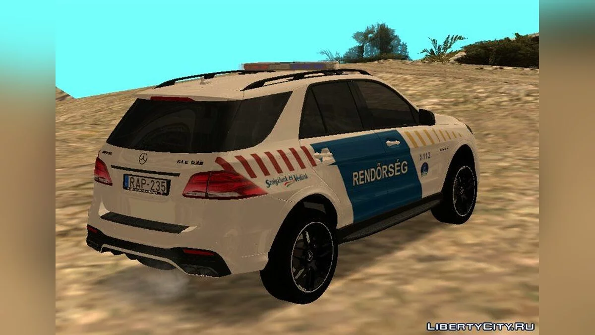 Mercedes-Benz GLE AMG 63S Rendőrség / GTA San Andreas