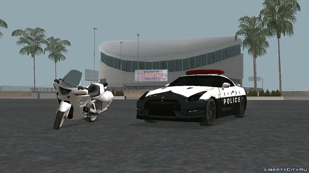Nissan GT-R (R35) 2015 - патруль / GTA San Andreas