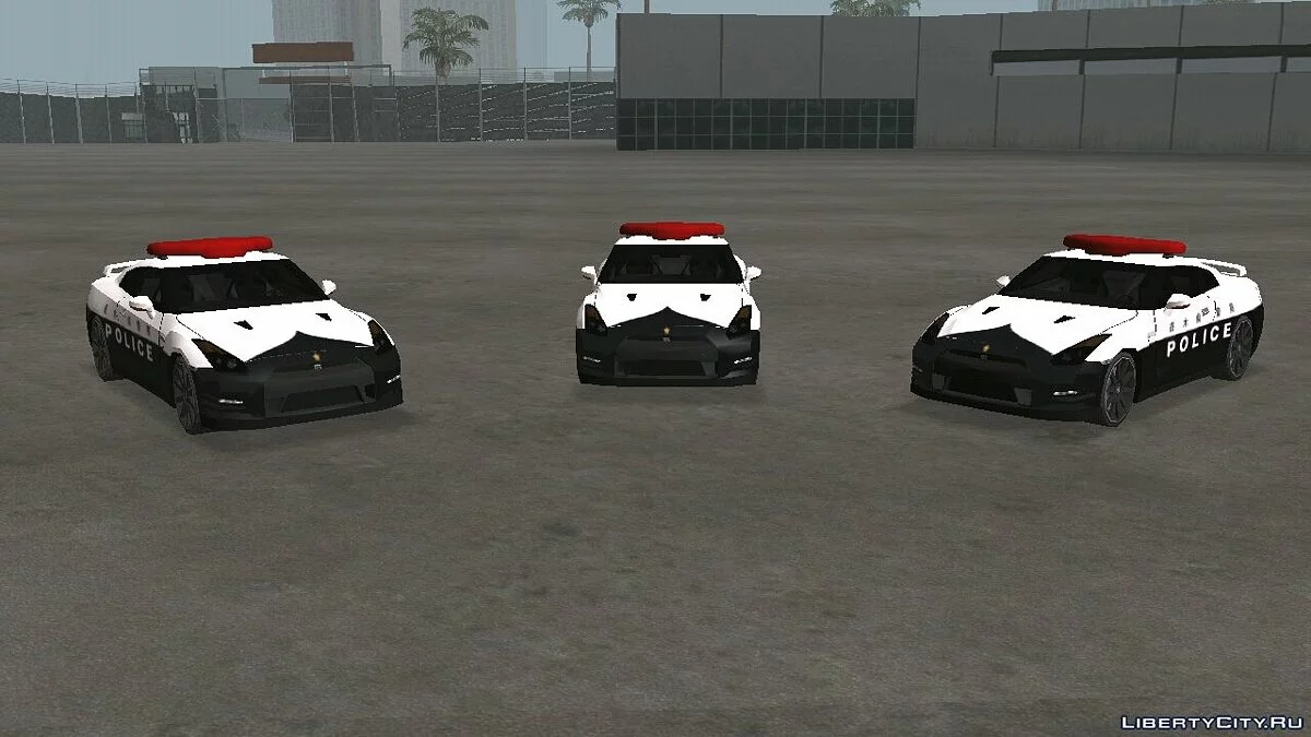 Nissan GT-R (R35) 2015 - патруль / GTA San Andreas