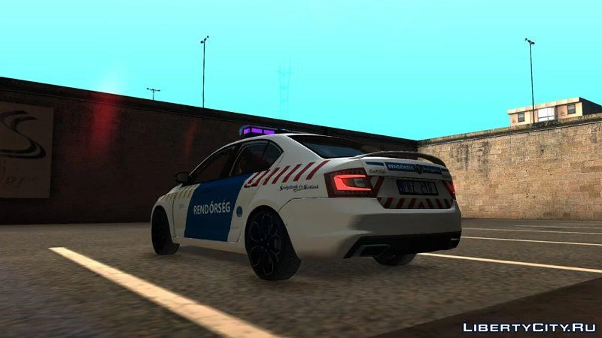 Skoda Octavia 2017 Magyar Rendőrség / GTA San Andreas
