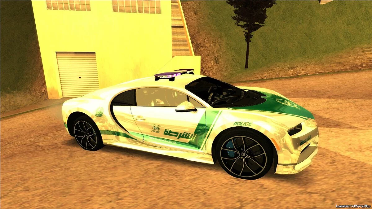 Bugatti Chiton Dubai Police '17 / GTA San Andreas