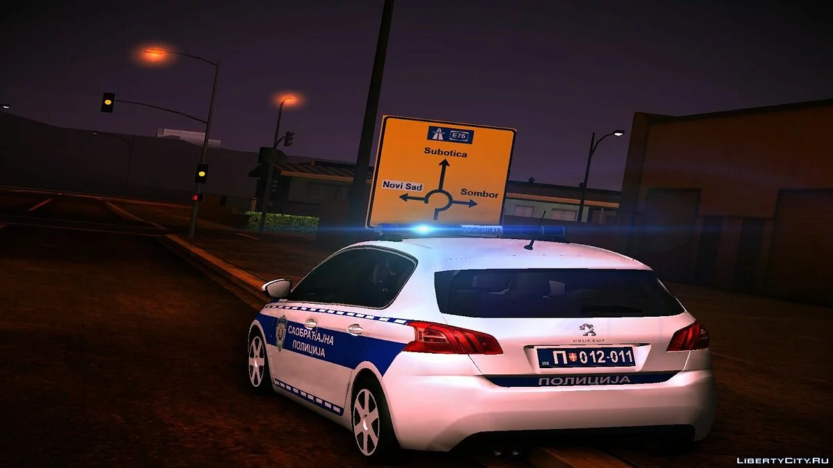 2017 Peugeot 308 Saobraćajna Policija / GTA San Andreas