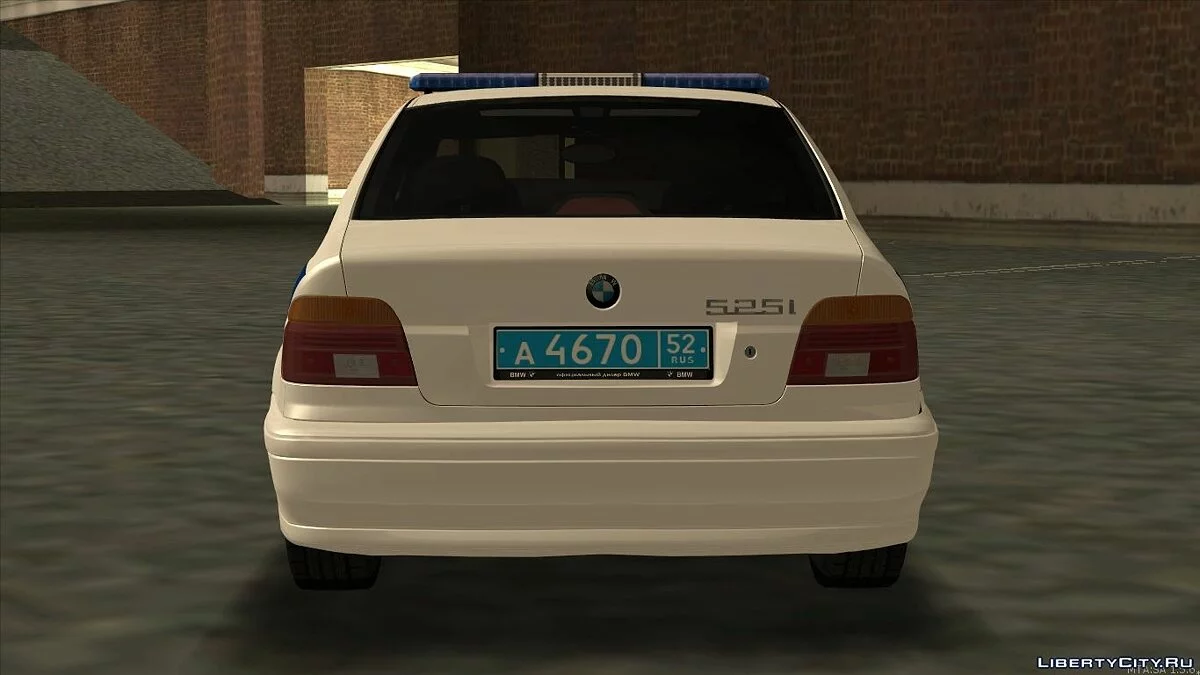 BMW E39 525I ГУ МВД / GTA San Andreas