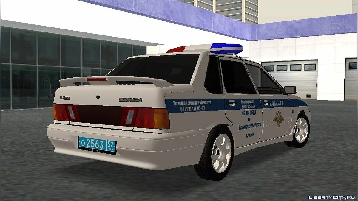 Лада 2115 Отдельный Батальон ГИБДД / GTA San Andreas