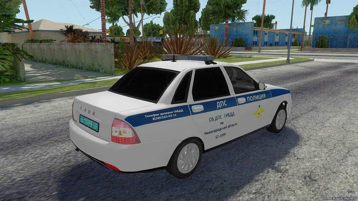 Лада 2170 ОБ ДПС ГИБДД / GTA San Andreas