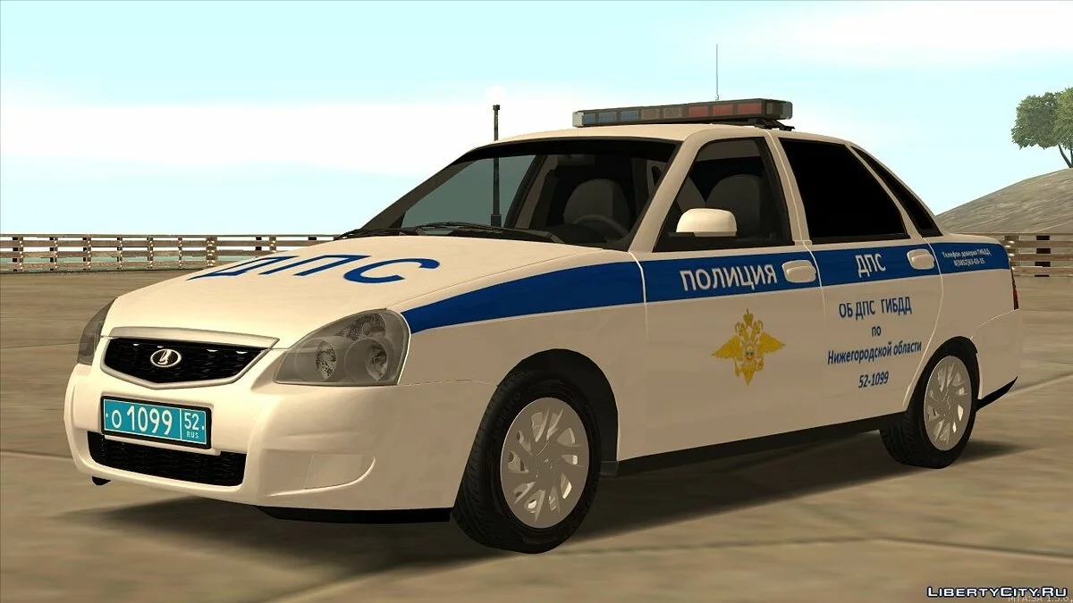 Лада 2170 ОБ ДПС ГИБДД / GTA San Andreas
