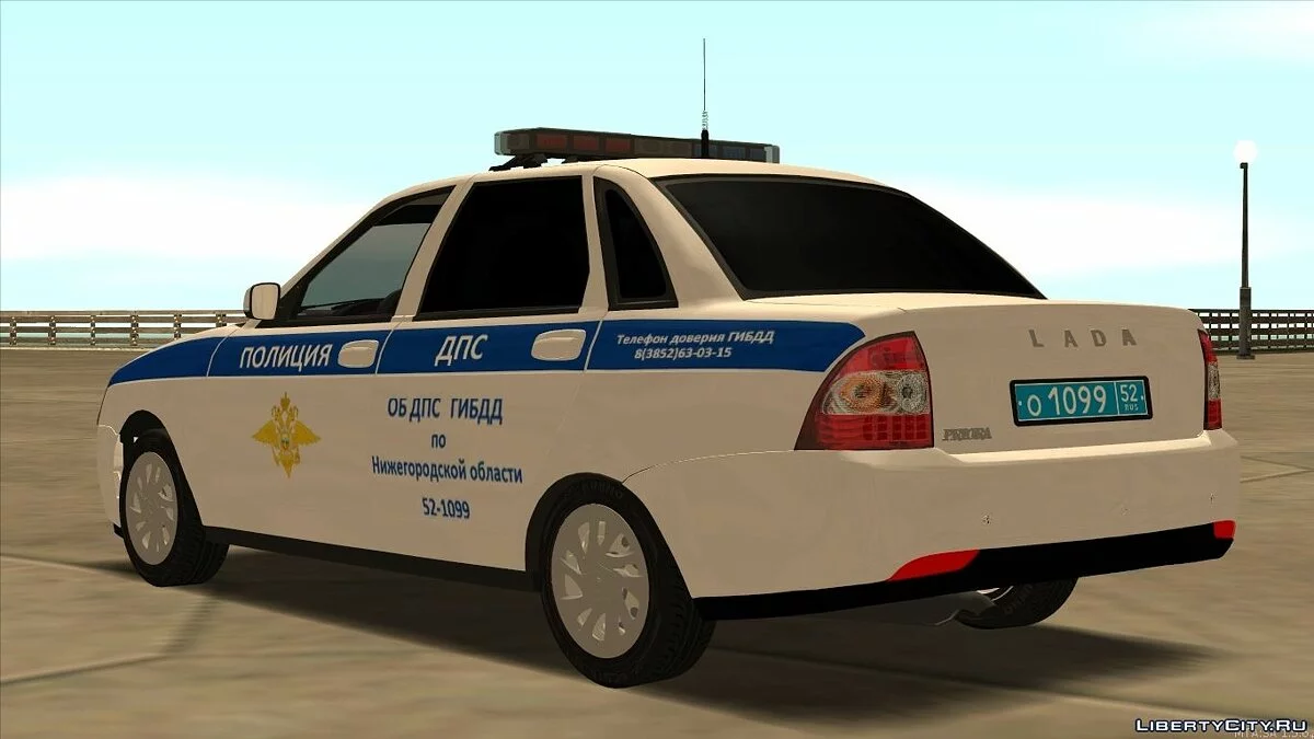 Лада 2170 ОБ ДПС ГИБДД / GTA San Andreas