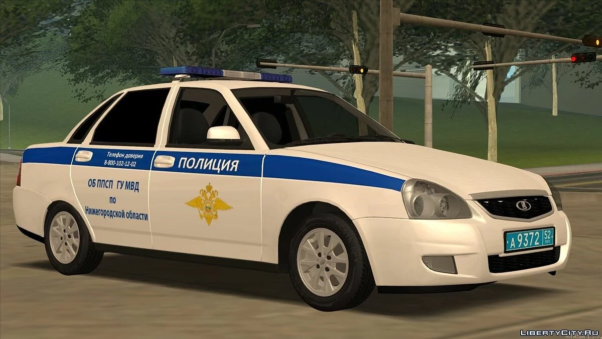 Лада 2170 ОБ ППС ГУ МВД / GTA San Andreas