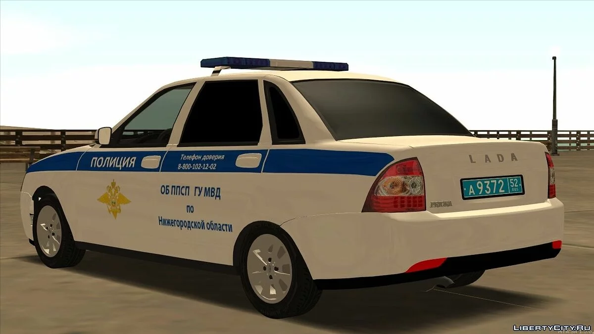 Лада 2170 ОБ ППС ГУ МВД / GTA San Andreas