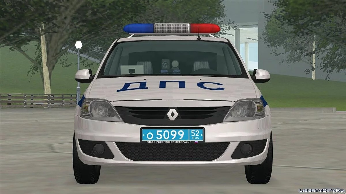 Renault Logan ОБ ДПС ГИБДД / GTA San Andreas