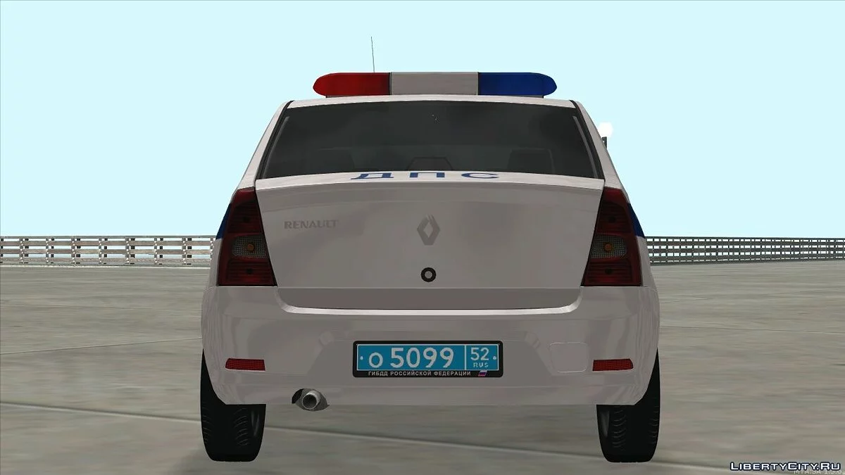 Renault Logan ОБ ДПС ГИБДД / GTA San Andreas