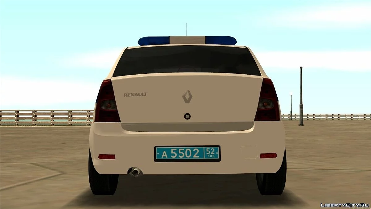 Renault Logan ОБ ППС ГУ МВД / GTA San Andreas
