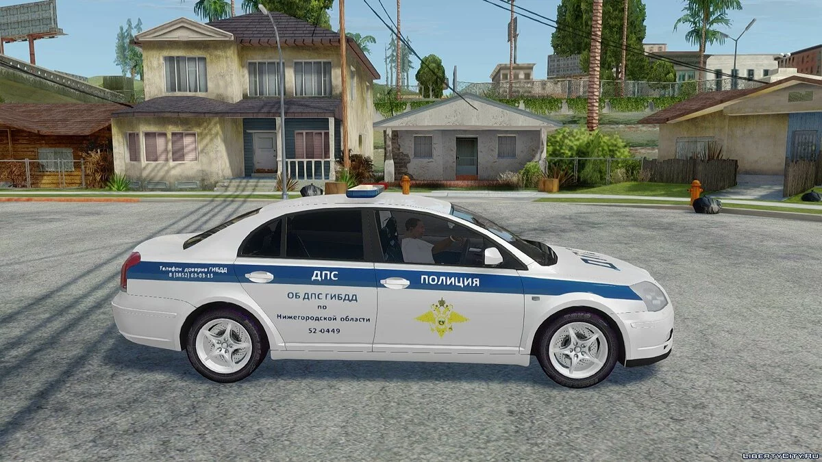 Toyota Avensis ОБ ДПС ГИБДД / GTA San Andreas