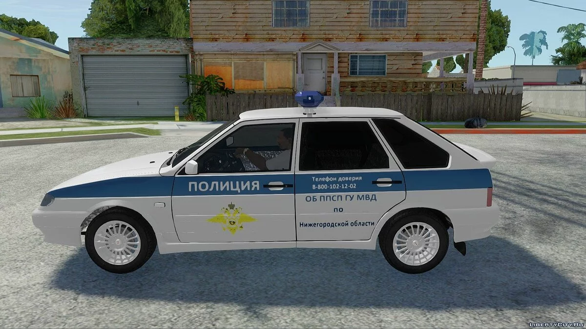 ВАЗ 2114 ОБ ППС ГУ МВД / GTA San Andreas