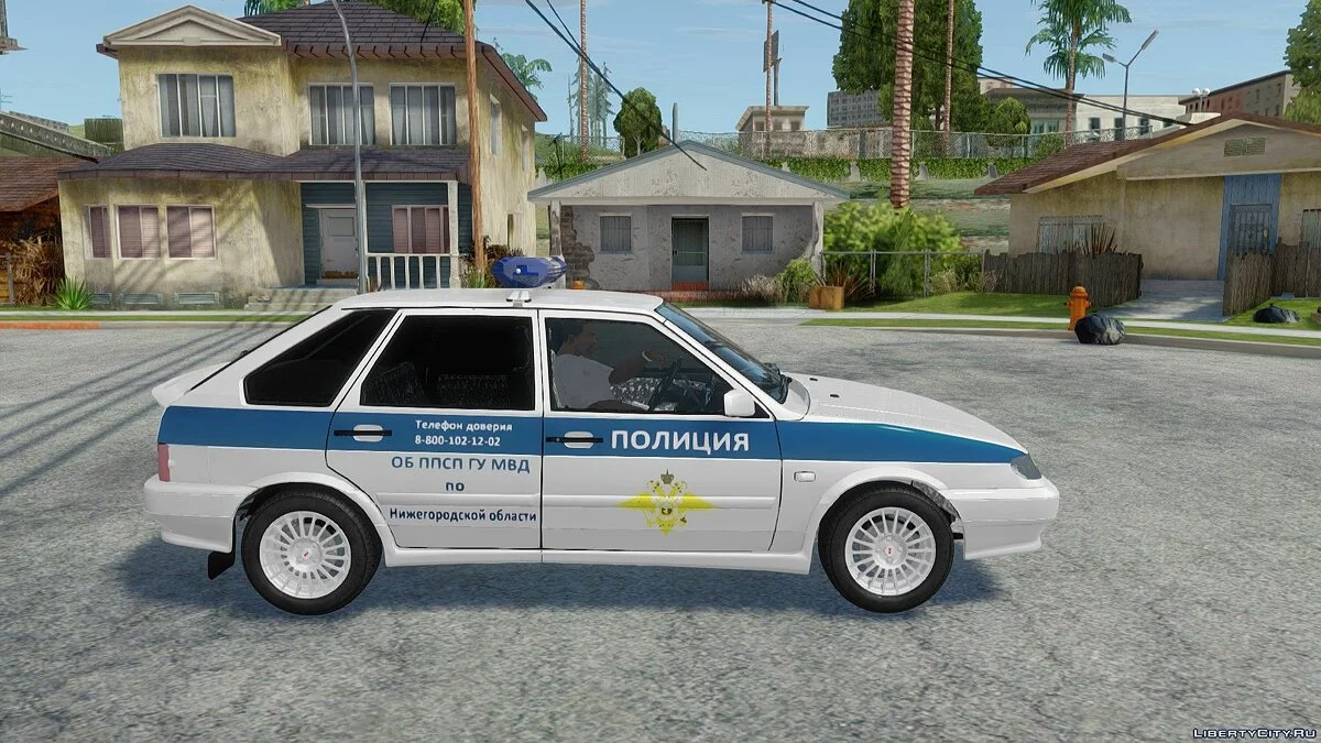 ВАЗ 2114 ОБ ППС ГУ МВД / GTA San Andreas