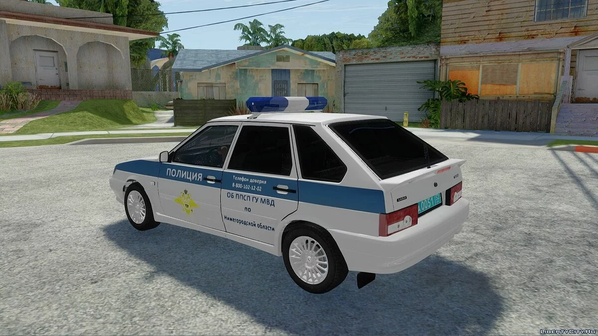 ВАЗ 2114 ОБ ППС ГУ МВД / GTA San Andreas