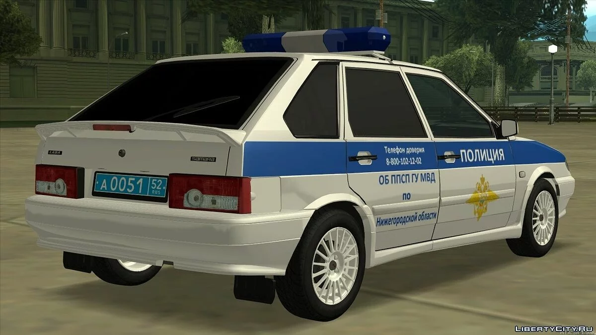 ВАЗ 2114 ОБ ППС ГУ МВД / GTA San Andreas