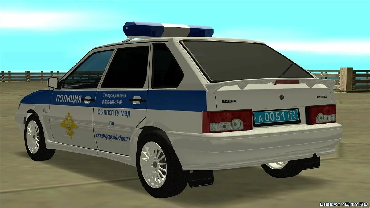 ВАЗ 2114 ОБ ППС ГУ МВД / GTA San Andreas