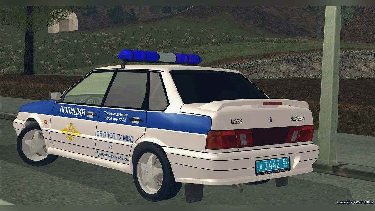ВАЗ 2115 ОБ ППС ГУ МВД / GTA San Andreas