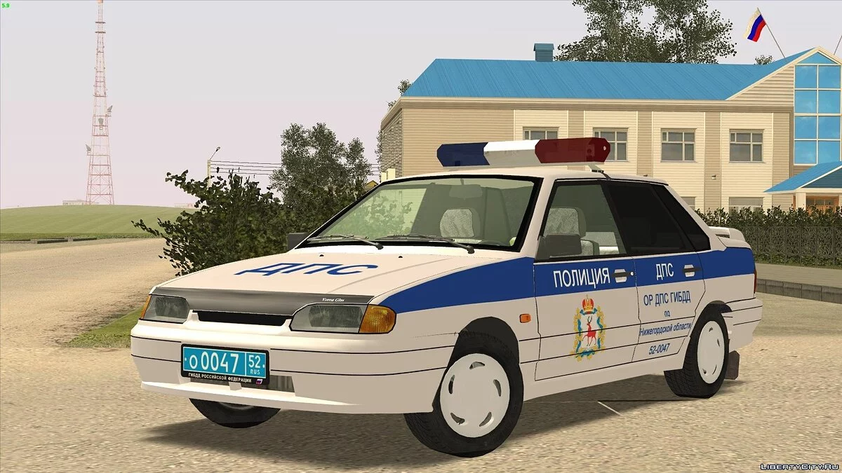 ВАЗ 2115 ОР ДПС ГИБДД / GTA San Andreas