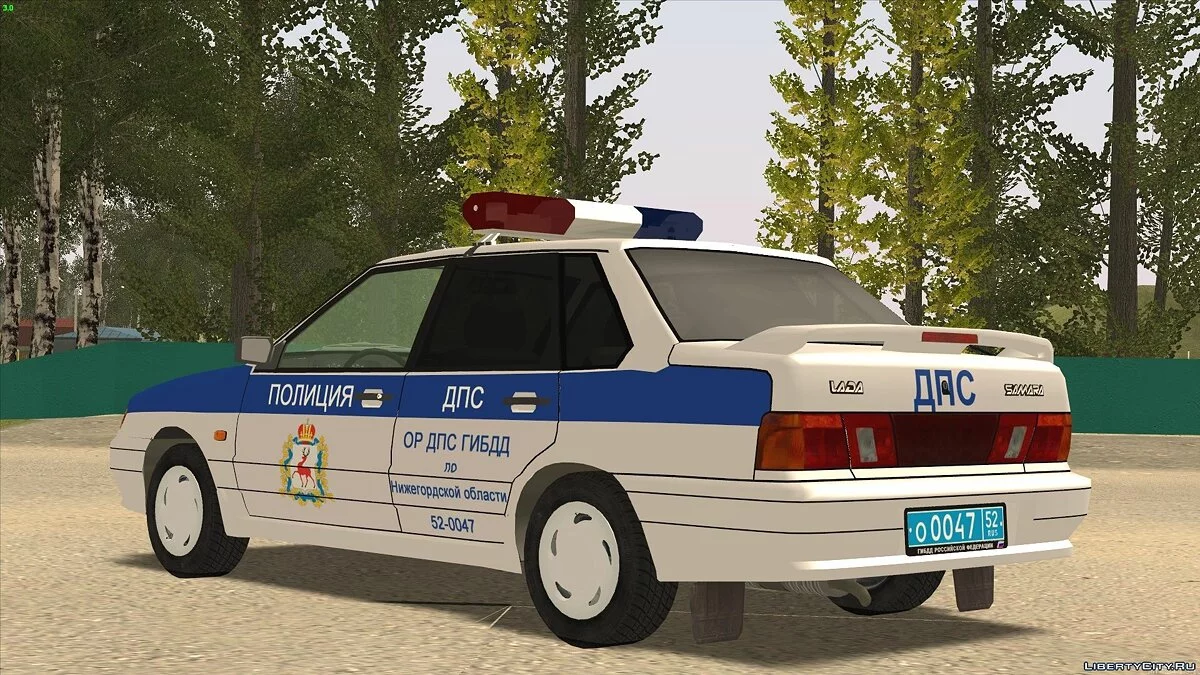 ВАЗ 2115 ОР ДПС ГИБДД / GTA San Andreas