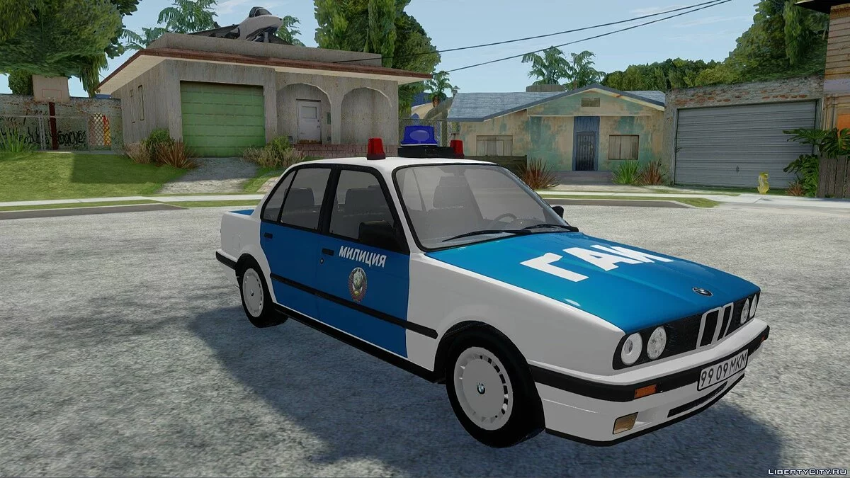 BMW E30 Милиция / GTA San Andreas