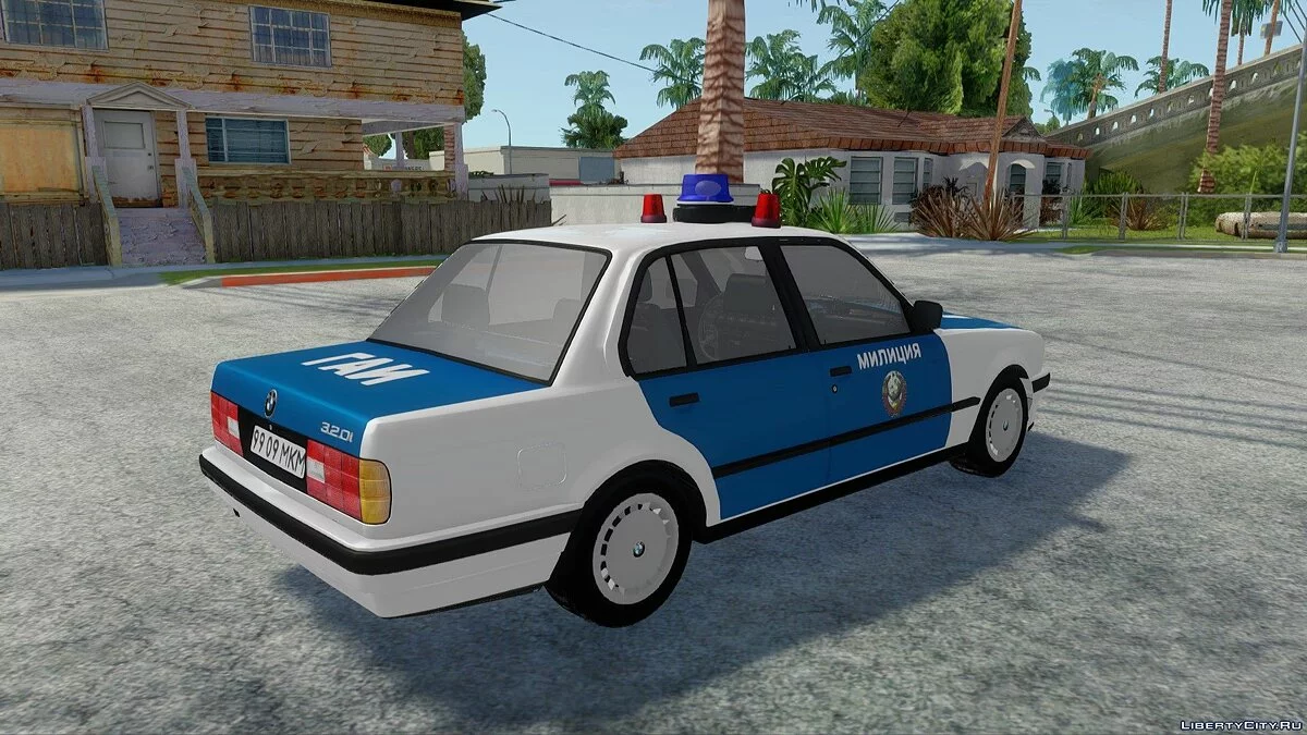 BMW E30 Милиция / GTA San Andreas