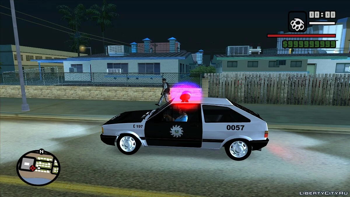 Volkswagen Gol 1989 - Полиция / GTA San Andreas