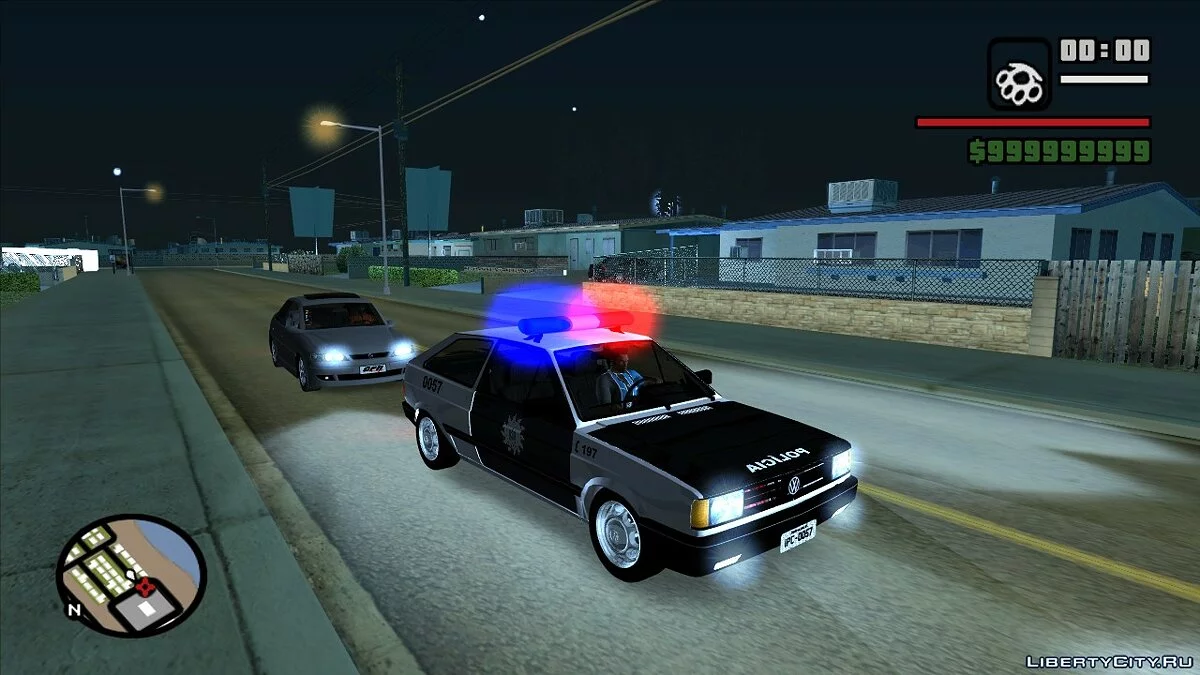 Volkswagen Gol 1989 - Полиция / GTA San Andreas