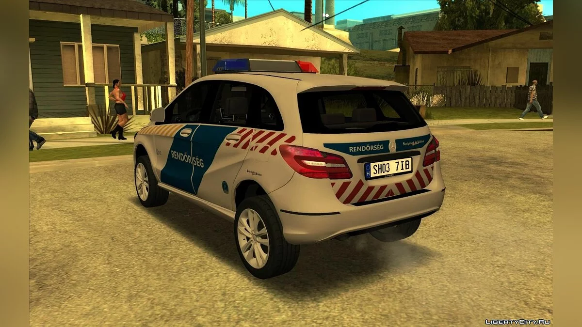Mercedes B Class Magyar Rendőrség / GTA San Andreas