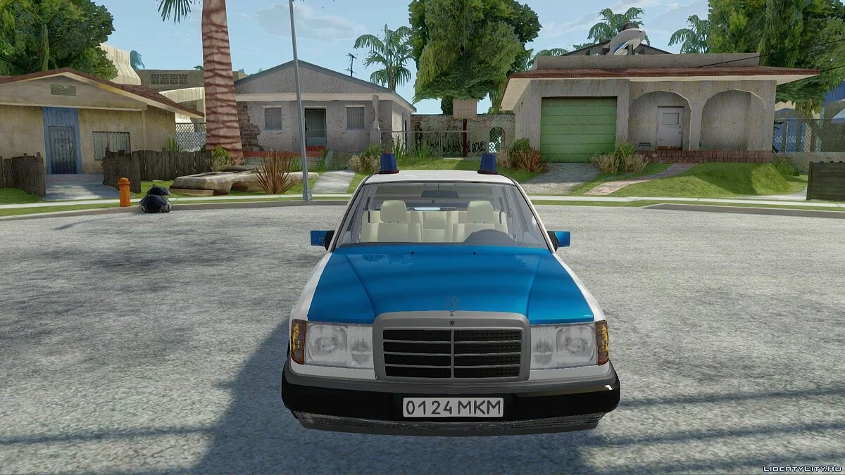 Mercedes-Benz W124 Милиция / GTA San Andreas