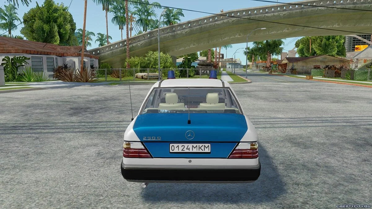 Mercedes-Benz W124 Милиция / GTA San Andreas