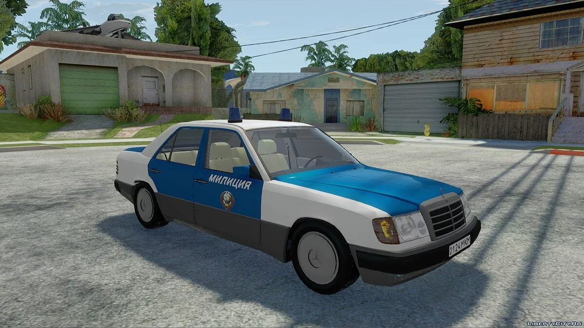 Mercedes-Benz W124 Милиция / GTA San Andreas