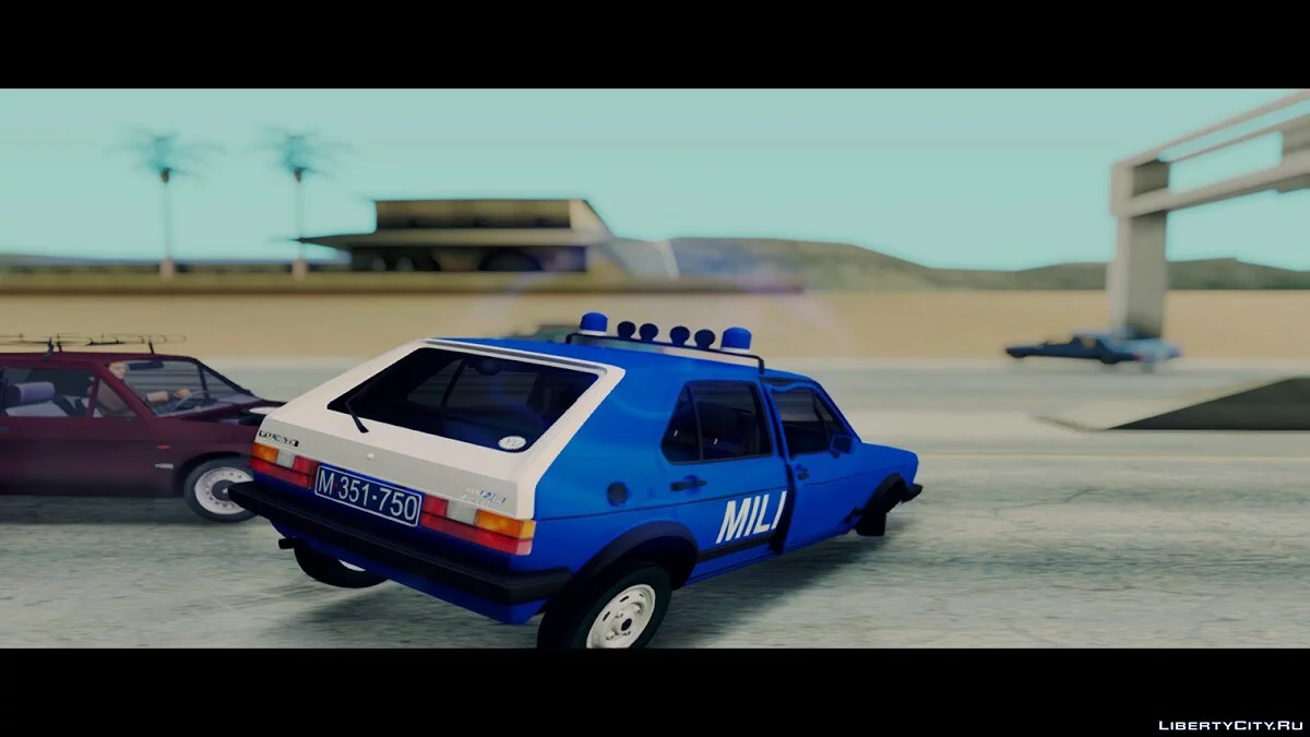 Volkswagen Golf Mk1 TAS Milicija [Yugoslavia] / GTA San Andreas