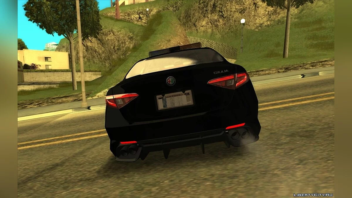 2017 Alfa Romeo Giulia Quadrifoglio - Полиция / GTA San Andreas