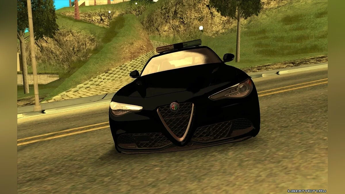 2017 Alfa Romeo Giulia Quadrifoglio - Полиция / GTA San Andreas