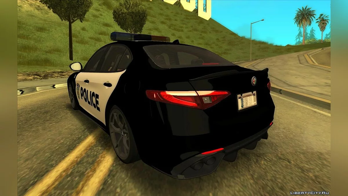 2017 Alfa Romeo Giulia Quadrifoglio - Полиция / GTA San Andreas