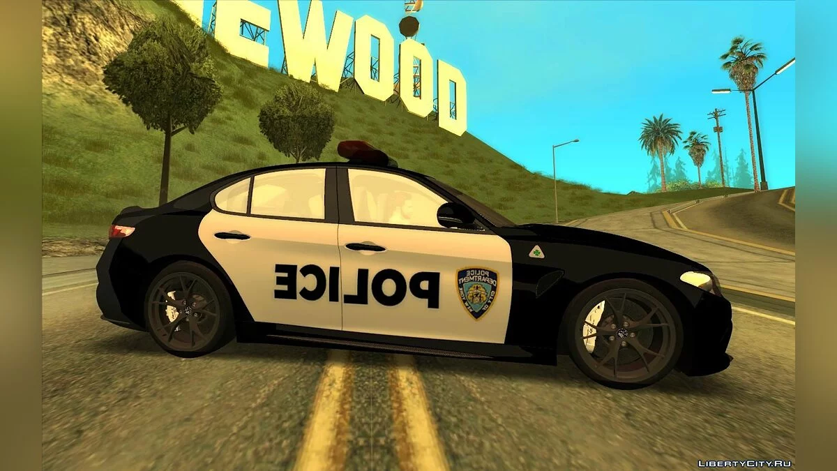 2017 Alfa Romeo Giulia Quadrifoglio - Полиция / GTA San Andreas