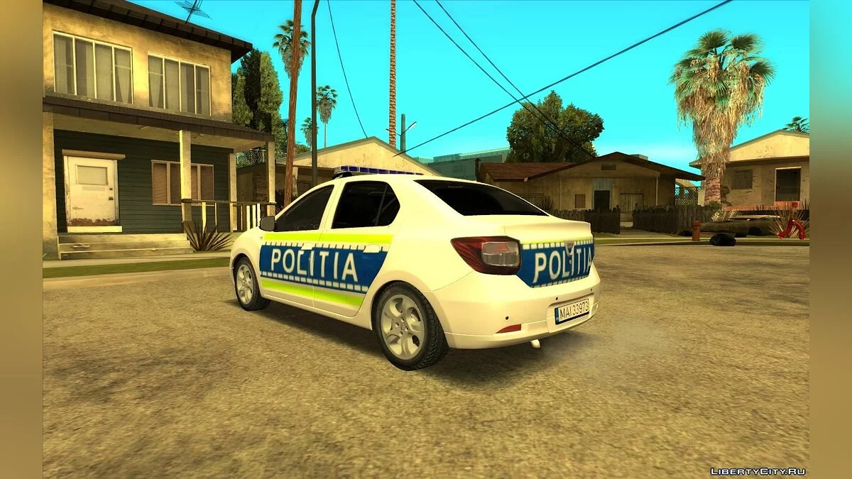 Dacia Logan Politia Livery 2020 VC&SA / GTA San Andreas